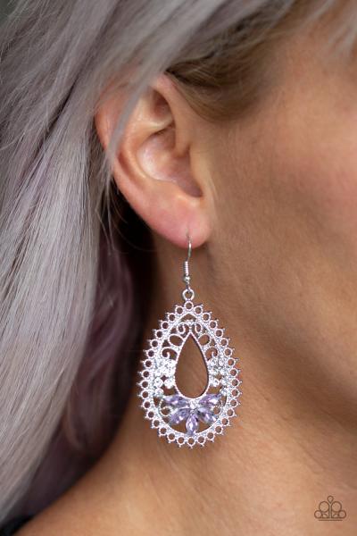 Instant REFLECT - Purple Earring