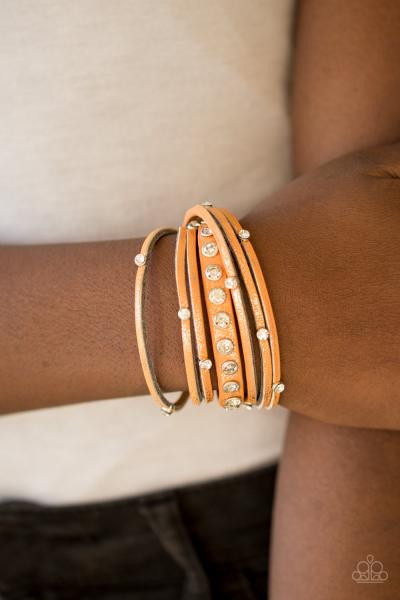 CATWALK It Off - Orange Urban Bracelet