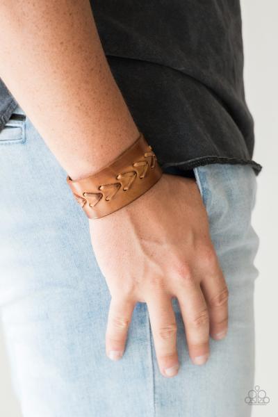 Bronco Bravado - Brown Urban Bracelet