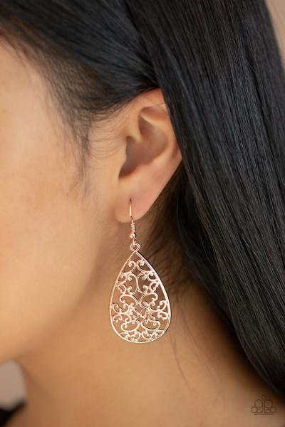 Divine Vine - Rose Gold Earring