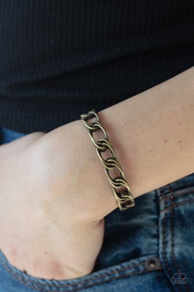 LINK Tank - Brass Cuff Bracelet 