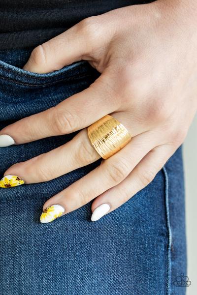 Rippling Rivers - Gold Ring