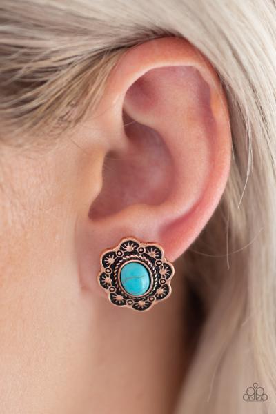 Springtime Deserts - Copper Post Earring