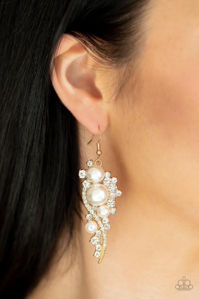 High-End Elegance - Gold Earring
