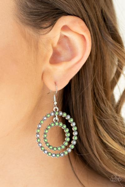 Vibrant Venture - Green Earring