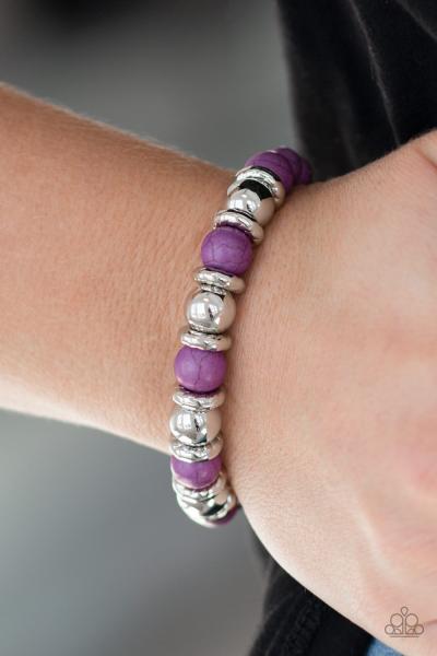 Across the Mesa - Purple Bracelet