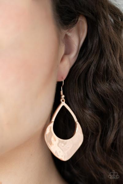 Dig Your Heels In - Rose Gold Earring