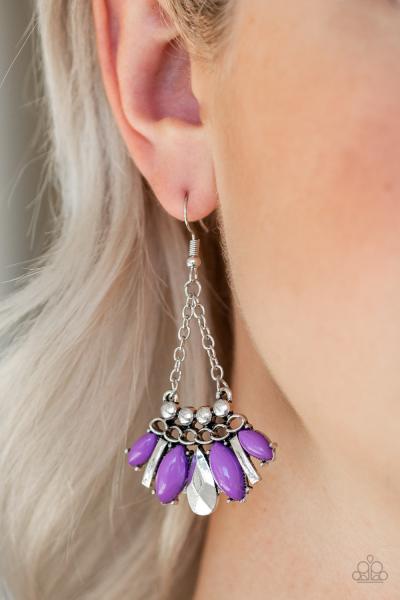 Terra Tribe - Purple Earring
