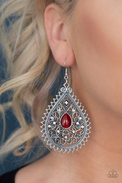 Eden Glow - Red Earring
