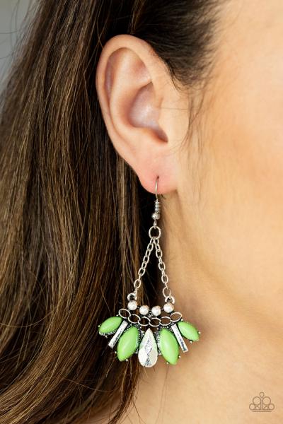 Terra Tribe - Green Earring