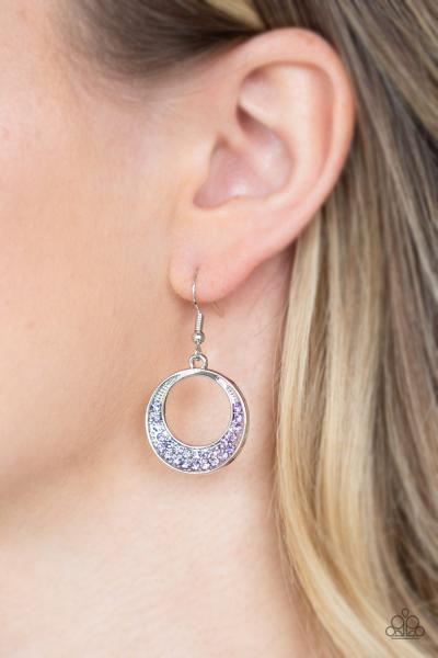 Socialite Luster - Purple Earring