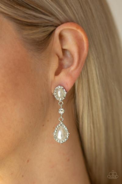 All-GLOWING - White Post Earring