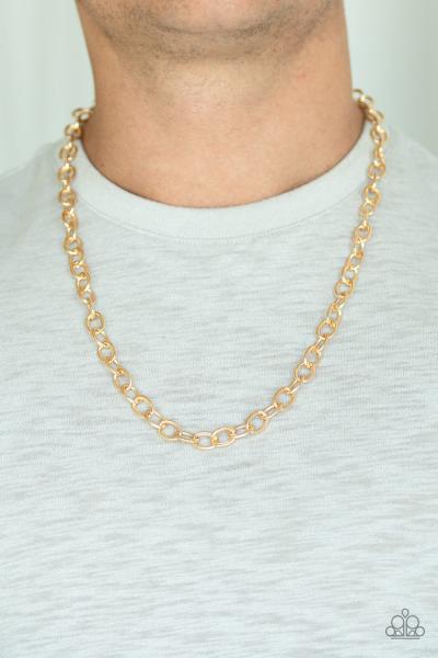 Courtside Seats - Gold Urban Necklace
