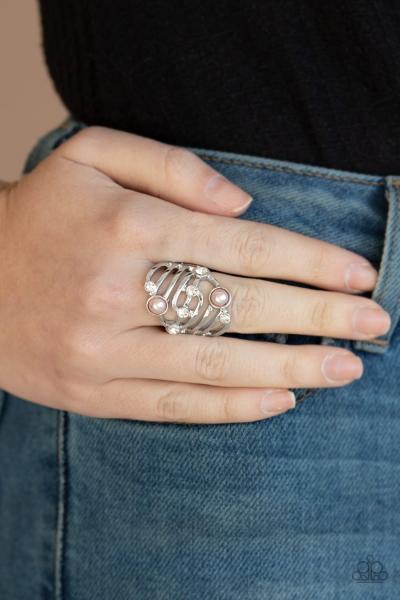 Dancing Diamonds - Pink Ring