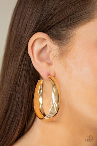 Gypsy Goals - Gold Hoop Earring