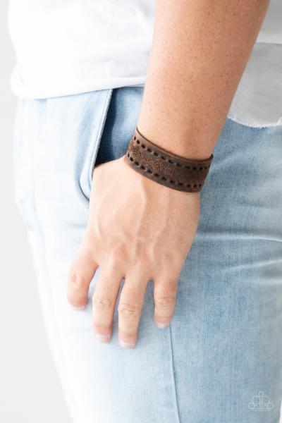 Make The WEST Of It - Brown Urban Bracelet