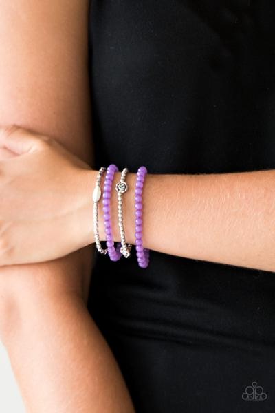 Blooming Buttercups - Purple Bracelet