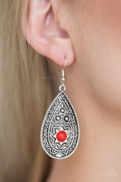 Summer Sol - Red Earring