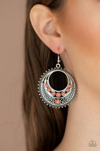 Boho Bliss - Orange Earrings