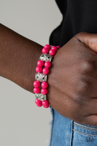 Daisy Debutante - Pink Bracelet 