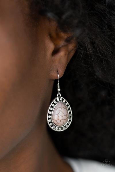 Sahara Serenity - Silver Earring