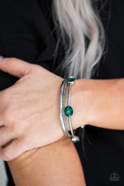 City Slicker Sleek - Green Bracelet 