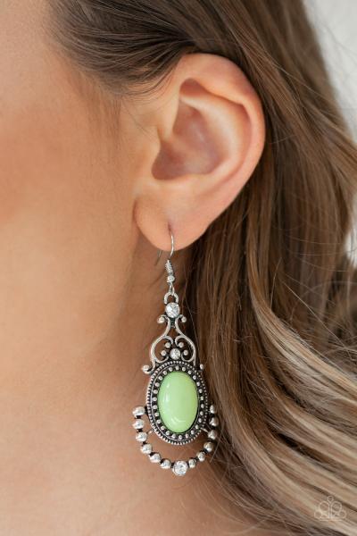 CAMEO and Juliet - Green Earring