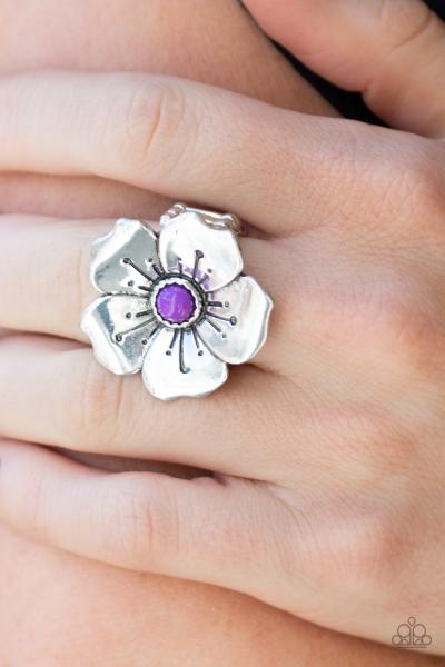 Boho Blossom - Purple Ring