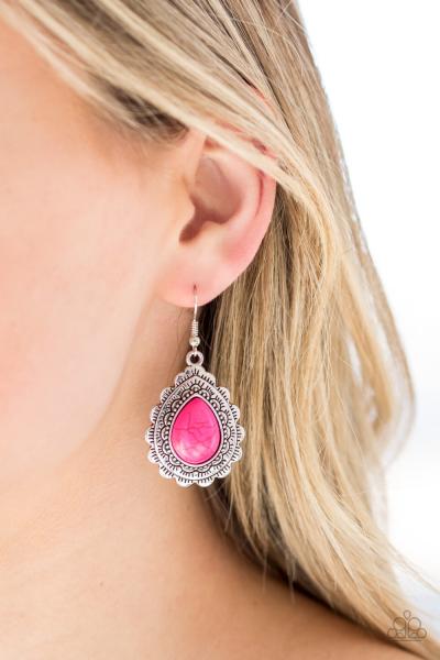 Mesa Mustang - Pink Earring