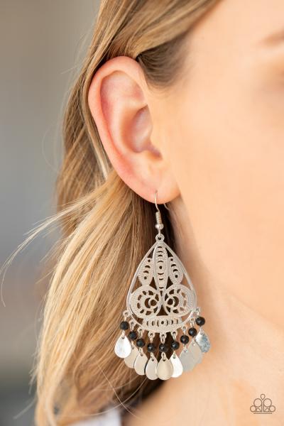 Mermaid Mojito - Black Earring