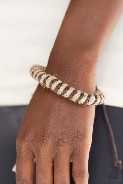 Island Hopper - Brown Urban Bracelet 