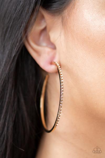Trending Twinkle - Gold Hoop Earring