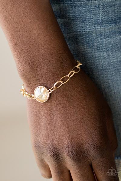 All Aglitter - Gold Bracelet 