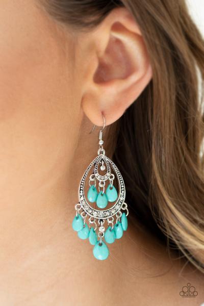 Gorgeously Genie - Blue Earring