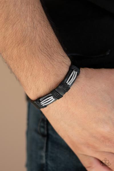 Industrial Interstate - Black Urban Bracelet 
