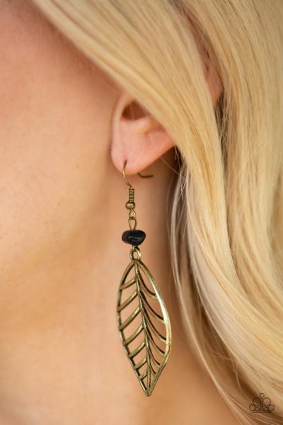 BOUGH Out - Brass Earring
