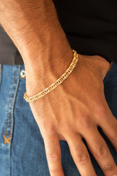 Fighting Chance - Gold Urban Bracelet 