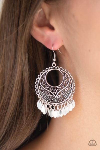 Far Off Horizons Silver Earring 