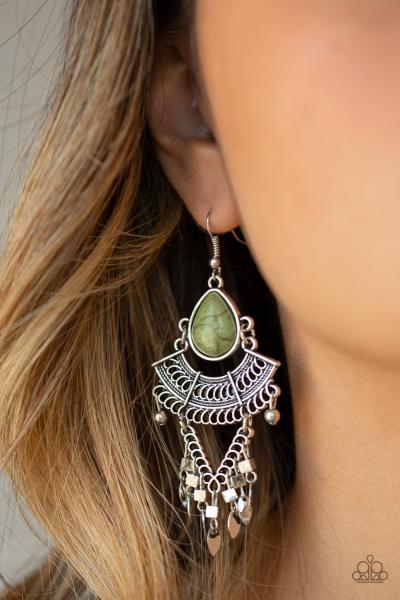 Vintage Vagabond - Green Earring