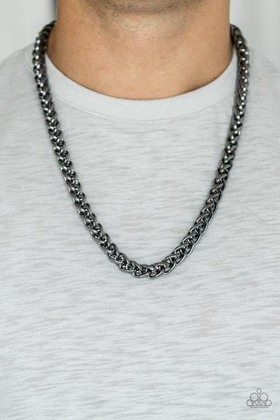 Big Talker - Black Urban Necklace