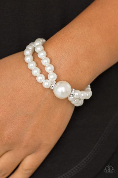 Romantic Redux - White Bracelet 