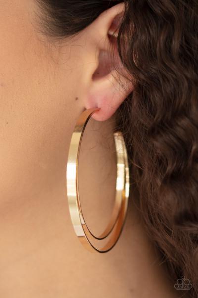 Moon Child Metro - Gold Hoop Earring