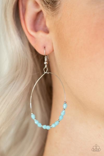Prize Winning Sparkle - Blue Earring