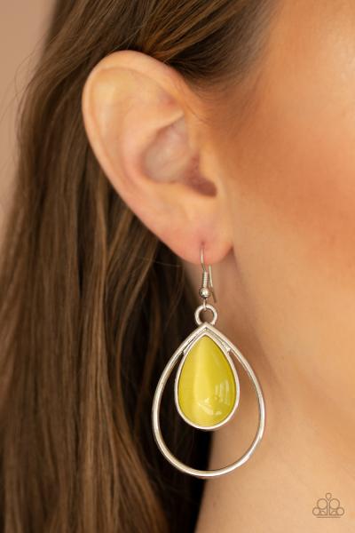 Color Me Cool - Yellow Earring