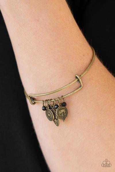The Elephant In The Room - Brass Bracelet 