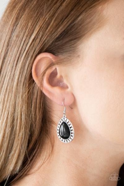 Sahara Serenity - Black Earring