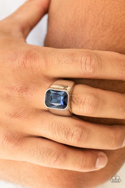 Scholar - Blue Mens Ring