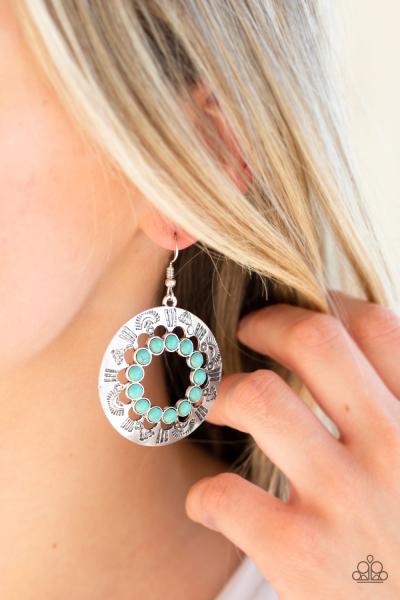 Organically Omega - Blue Earring