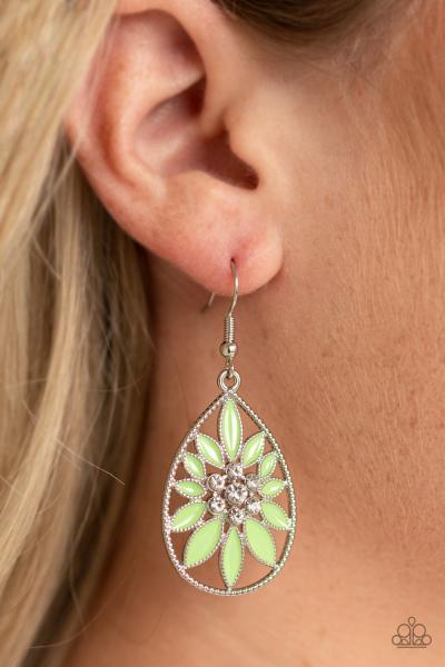Floral Morals - Green Earring
