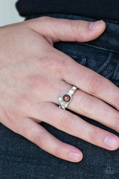 Center Stage Celebrity - Brown Ring